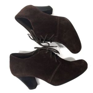 Clarks Bendables Ruby Diamond Suede Ankle Boots 9M